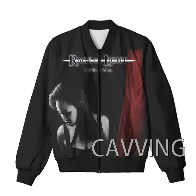 

CAVVING 3D Printed Rage of Light Rock Zipper Bomber Jackets Men Overcoat Mens Coat Zip Up Jackets for Women/Men