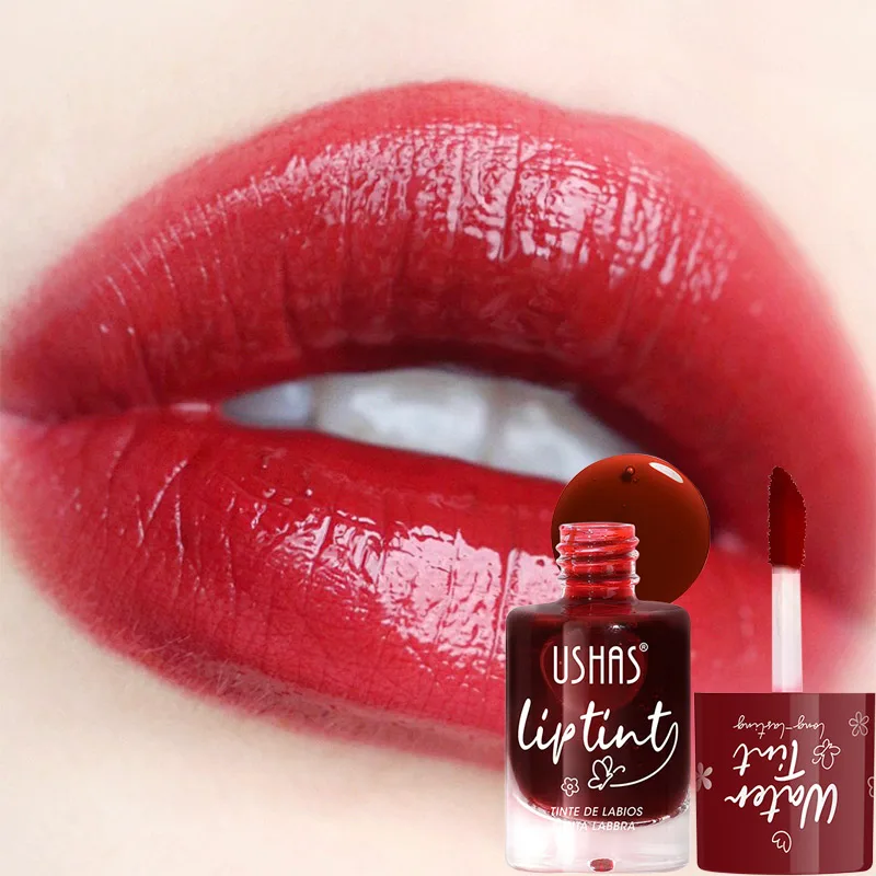 عصير ساخن ملمع شفاه أحمر أسود مرآة زجاجية ضوء الماء واضح ملمع شفاه مقاوم للماء غير لاصق أحمر شفاه سائل عاري لون الشفاه ماكياج