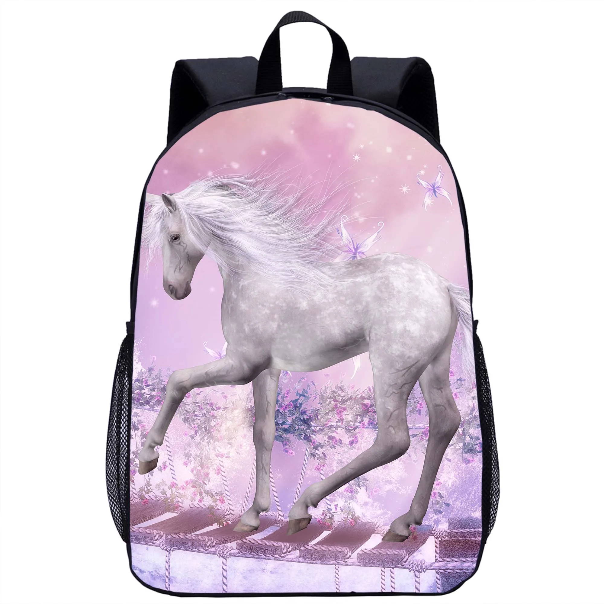 Unicorn Backpack Girls Boys School Backpack Cool Cartoon 3D Print Teenager Travel Laptop Bag 16 Inches School Bag School Season