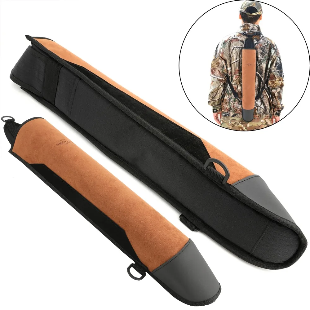 

Arrow Quiver Leather Shoulder/Back Large Capacity Portable Arrow Holder Bow LH/RH Archery Hunting Shooting Target Arrow Bag