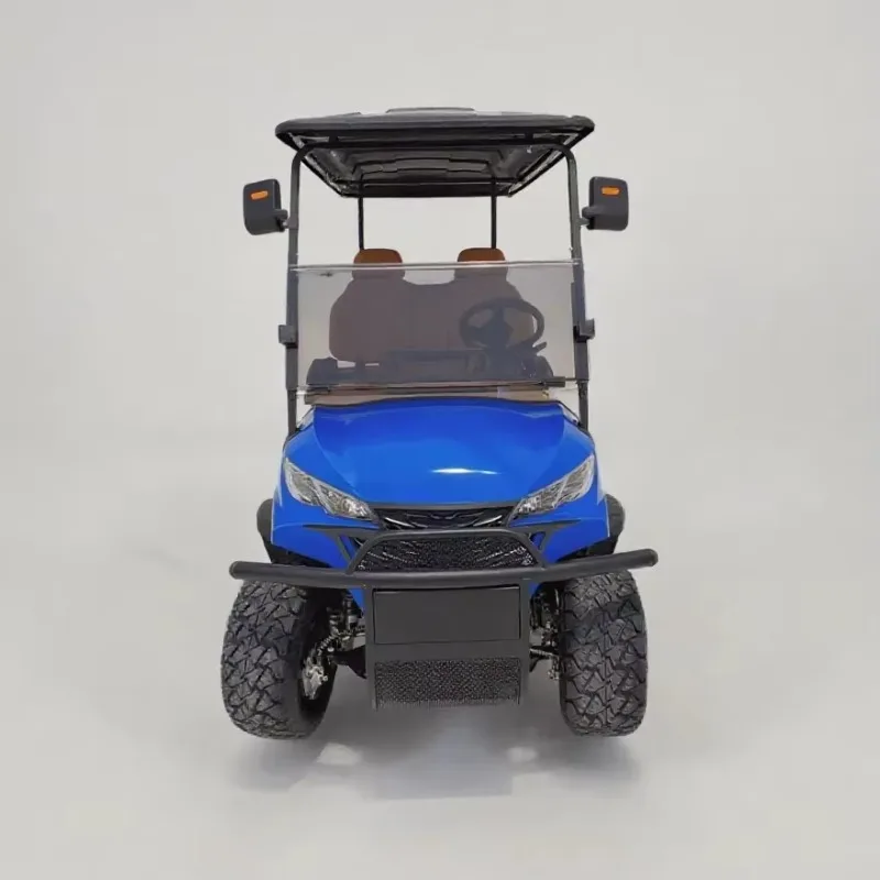 New Model Electric Golf Cart 48V Lithium Battery CE Certified 3-4 Seats 90km Range 500kg Capacity 30km/h Max Speed LXM