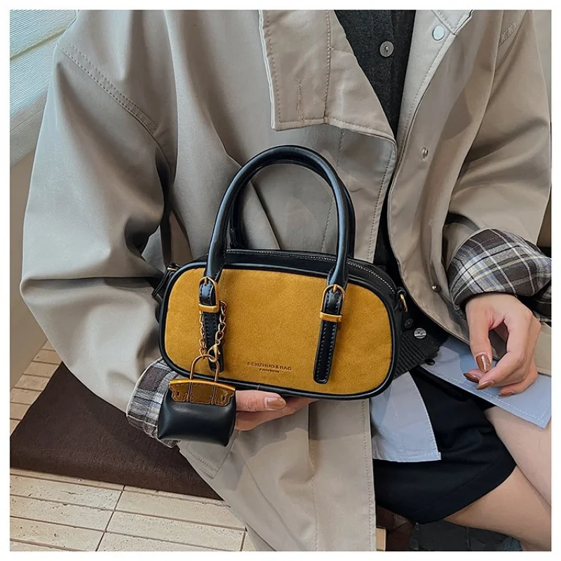 

Luxury Casual Vintage Solid Color Bag With High-End Leather Trendy Style And Large Capacity For Women Everyday Shopper
