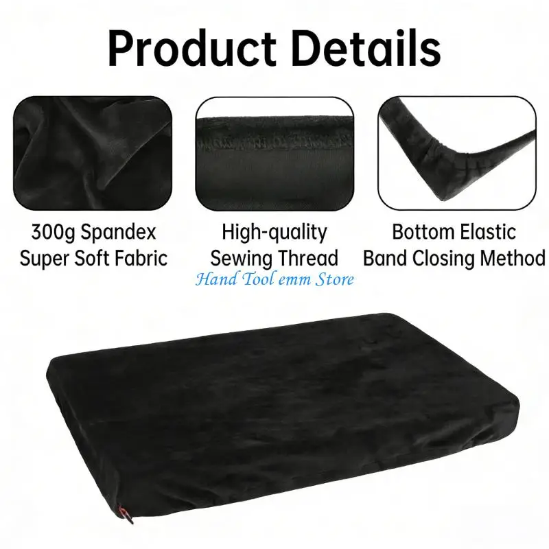 Picture 5: H37F Soft Protector DJ Controller Protective Dust Cover for DJ DDJ-FLX4 DJ Equipment Washable Fabric Elastic Closure