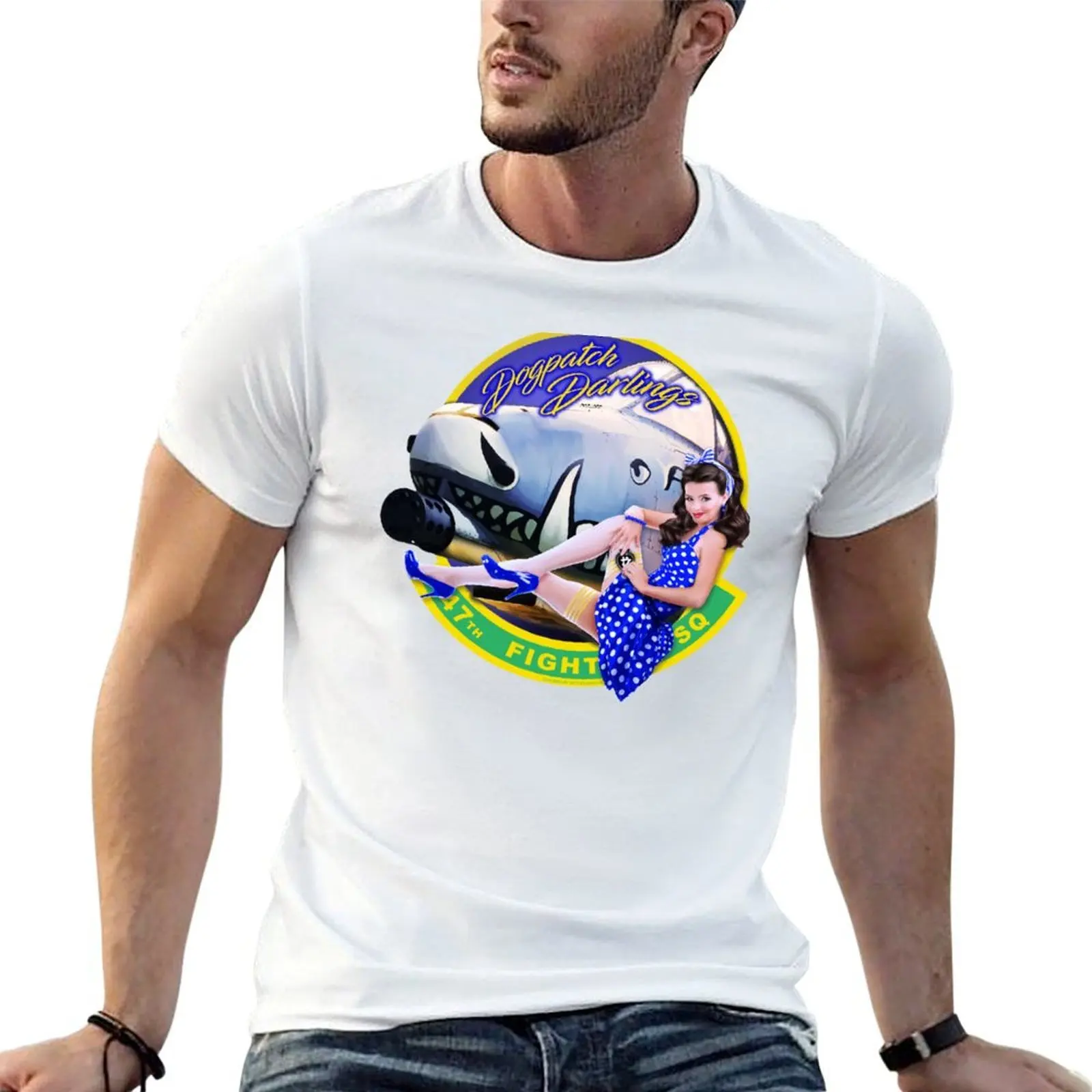 

47th FS Dogpatch Darlings T-Shirt t shirts with prints mens graphic t shirts t shirt man plain T-shirt