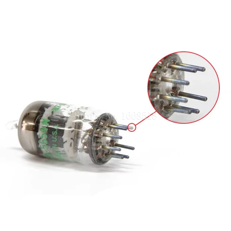 2PCS GE 5654W GE5654 Vacuum Tube Valve Vacuum Electronic Tube Upgrade For 6J1 6m1 6AK5 6J1P EF95 Audio Amplifiers