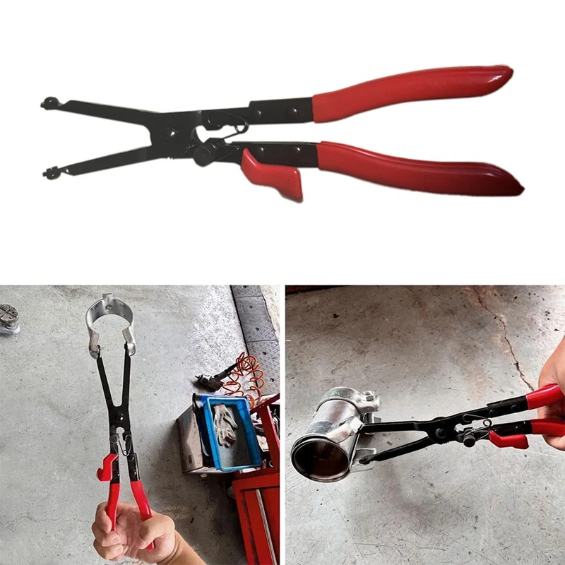 Car Exhaust Pipe C Clamp Removal Plier Spreading Plier Retrofit Demolition Plier Auto Special Repair Tool, Easy To Use