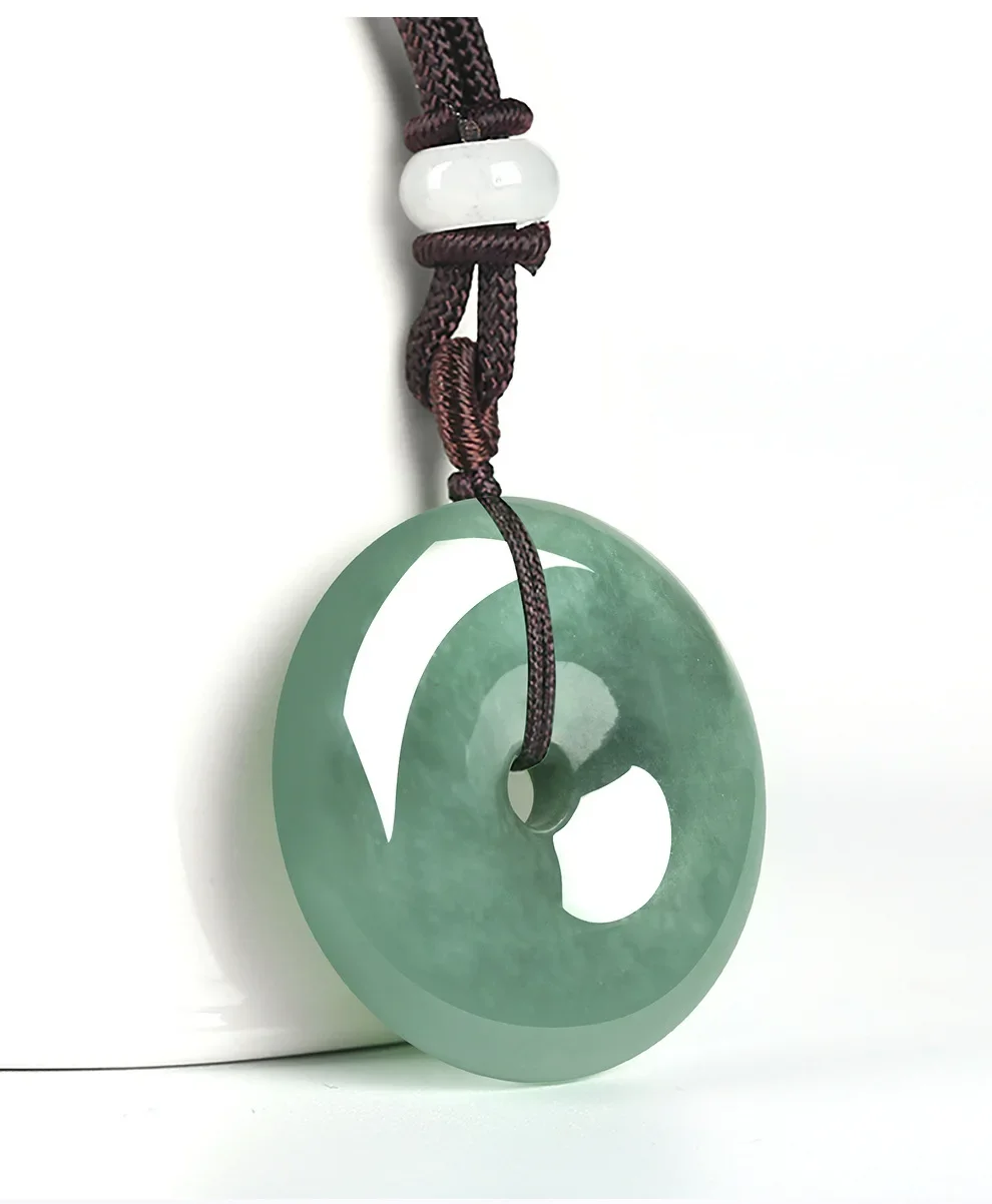 Birmański Jade pączek wisiorek rzeźbiony kamień zielony luksusowy mężczyzna naturalna biżuteria naszyjnik prawdziwe prezenty dla kobiet szmaragdowy jadeit mężczyzn