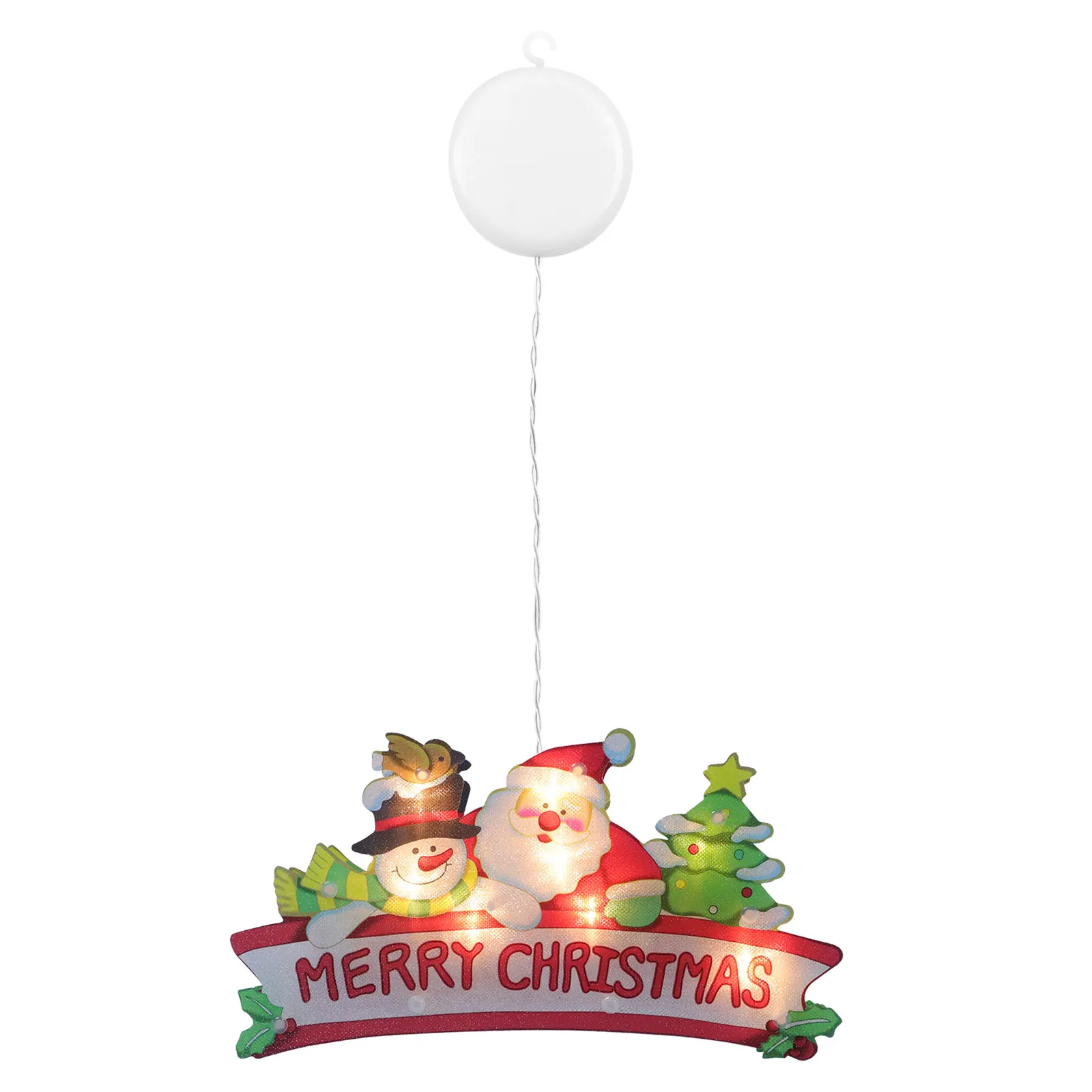 

Christmas Ornaments Lights Window Hanging Led Metallic Line Colorful Decorations