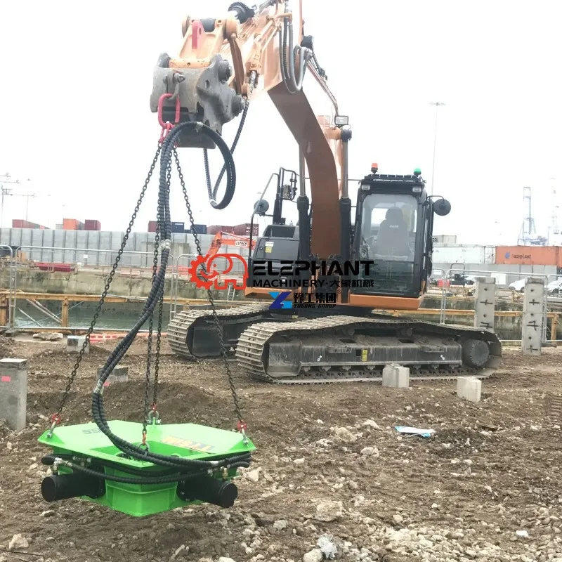 Adjustable Hydraulic Concrete Pile Cutter Suitable for 300-2000mm Round Pile Foundation Construction Cutting Machinery