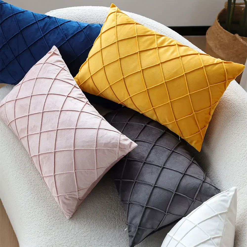 Various Color 30x50 Rectangular Pillow Cover Ultra Soft Decorative Sofa Throw Cushion Cover Pillowcase Living Room Funda Cojin