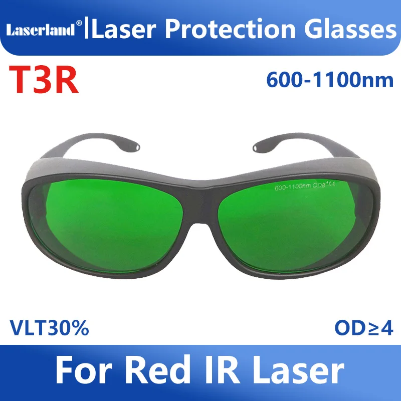 

T3R 660nm 808nm 850nm 980nm 1064nm OD6+ Laser Protection Glasses