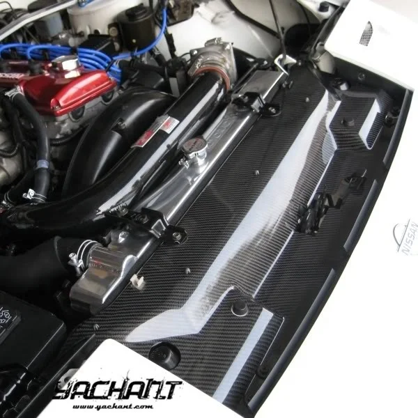 

Trade Assurance Carbon Fiber Cooling Radiator Slam Panel Fit for 1989 to 1994 180SX RPS13 Garage Defend Cooling Panel