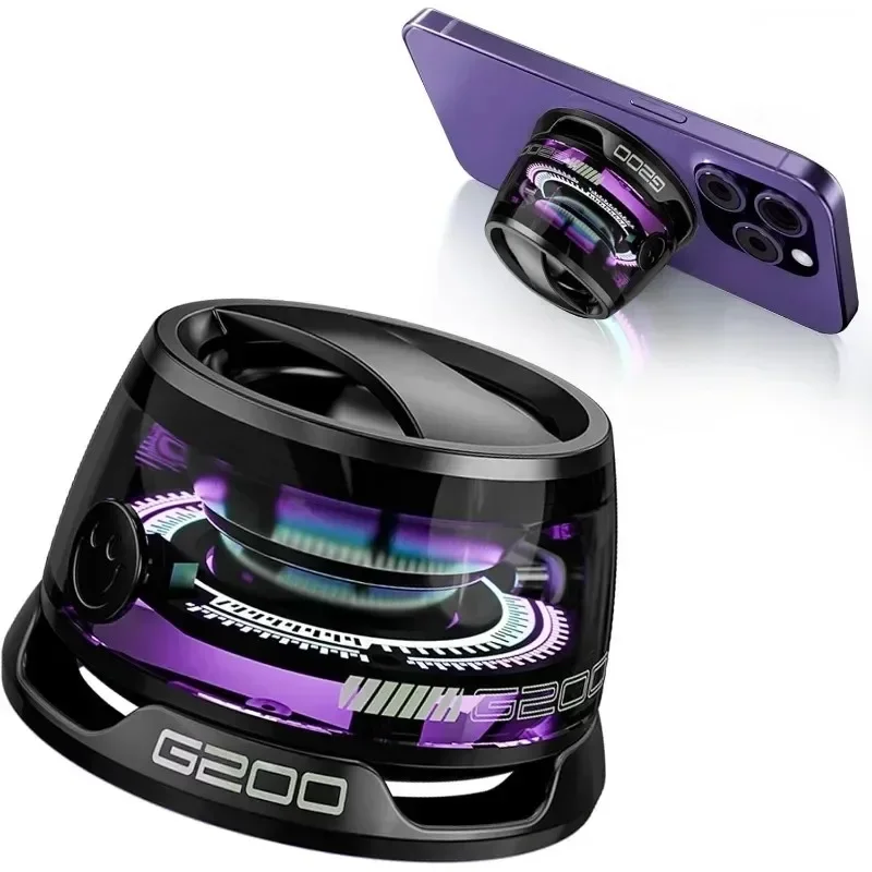Magnetic Portable Bluetooth Speaker G200 Mini Sound Box Magnetic Bluetooth Multifunctional Rgb Speaker Bluetooth 5.3