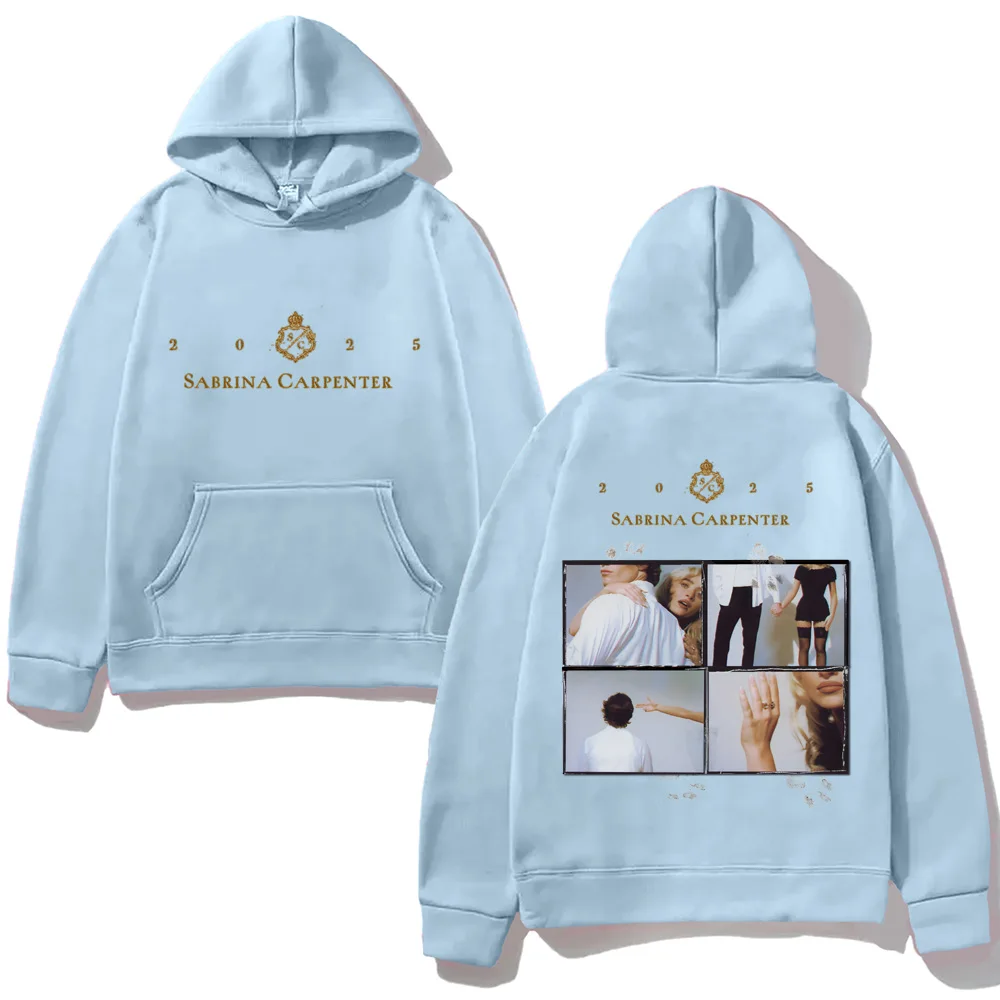 Felpa con cappuccio Sabrina Carpenter Nuovo stile Moda Donna/uomo Felpe Felpa con cappuccio estetica Stesso stile cantante Hombre di alta qualità