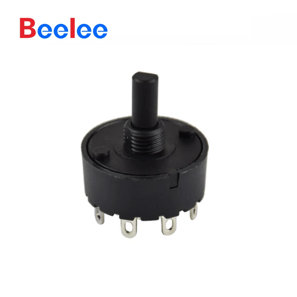 50 قطعة مفتاح دوار BL-XZ-RV005-6-7 سلسلة 250 فولت سخان بنفايات مقبض تروس فيات 500 سبائك النحاس 3A TVT CQC CQC TUV 10(3)A 250 فولت/التيار المتناوب T1