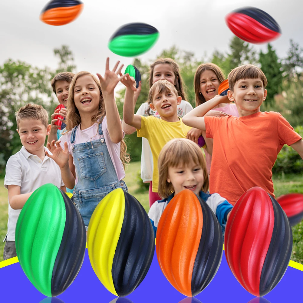 Mini Soft American Football Toss & Kick Practice Training Rugby Ball Indoor Or Outdoor Use Rugby Toy For Kids Team Activities