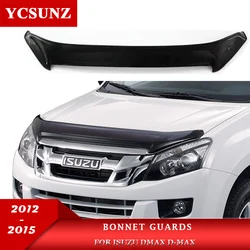 Acrylic Bonnet Protector Hood Guard For Isuzu Dmax D-max 2012 2013 2014 2015 2016 Double Cabin Car Accessories