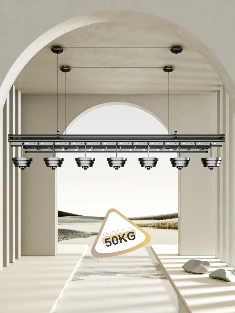 Elevating Drying Racks Hand Winch Balcony Double Rod Type Clothing Fork for Home Use Automatic Top Installation Manual