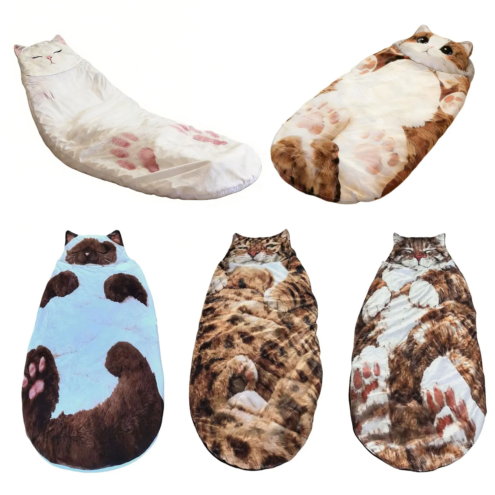 豪華なスランバーバッグ-689x315インチ-大人用キャンプ寝袋-キャンプやお泊り会、自宅でのくつろぎに