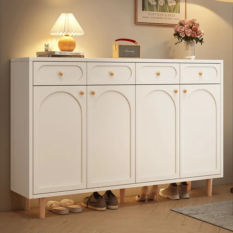 

#For Nordic Luxury Modern Wooden Shoe Cabinet Multi-level Hallway Locker Display Auvents Hidden Storage