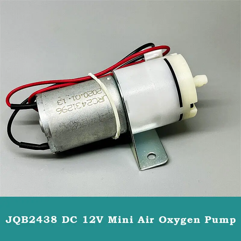 JQB2438 DC 5V-12V 6V 9V Small Mute 370 Motor Pump Mini Inflato Oxygen Air Pump with Bracket DIY Aquarium Fish Water Tank