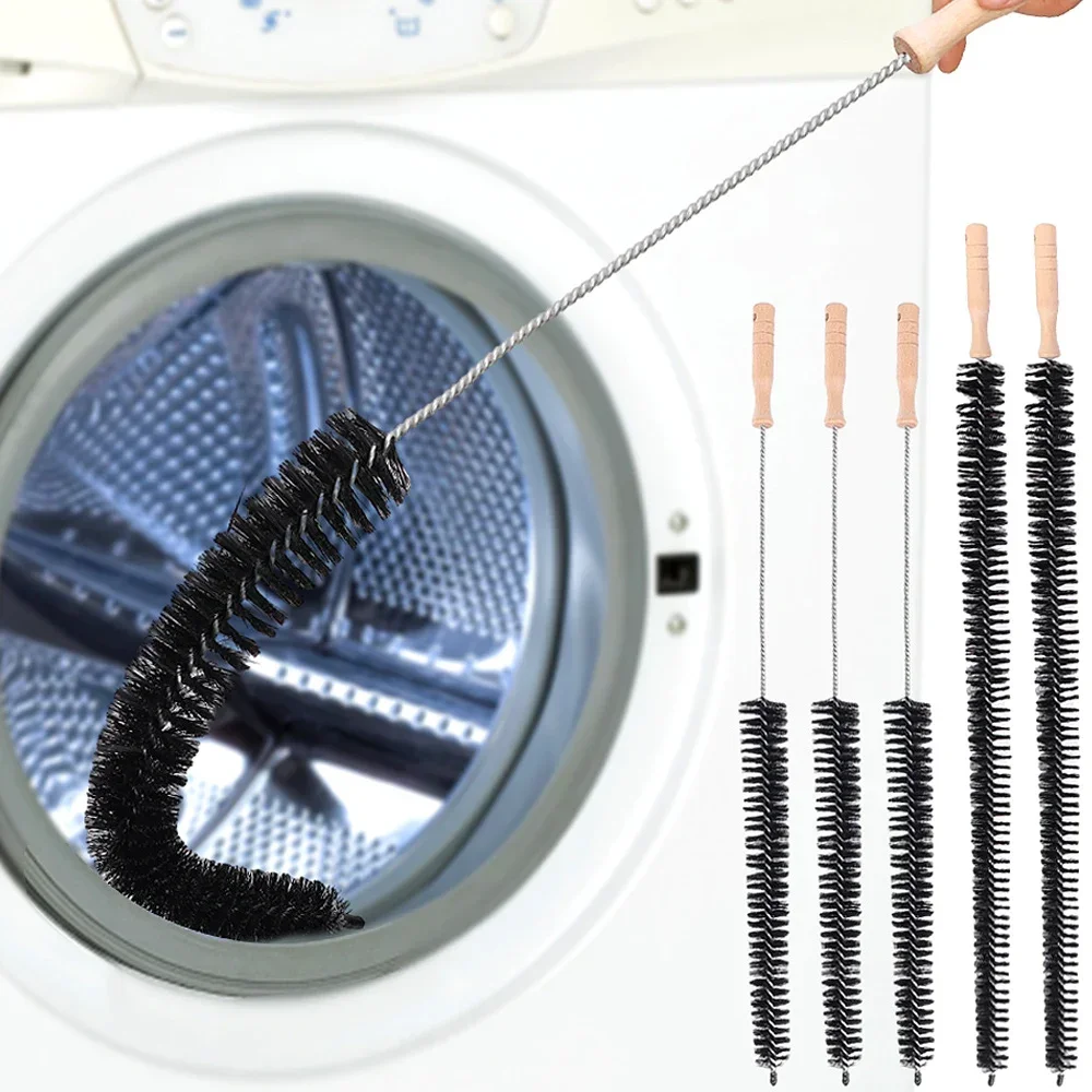 Cleaner Brush Washing Drying Machine Radiator Pipe Cleaning Brushes Flexible Bending Dust Removal Dirt Detergent Long Flexible