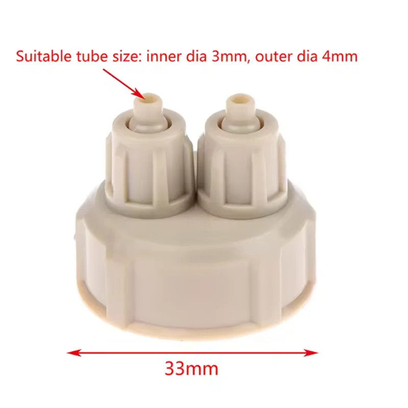 Aquarium CO2 System DIY Air Diffuser Tube Valve Gauge Bottle Cap Tool for Fish Tank Live Plant Care - view 4