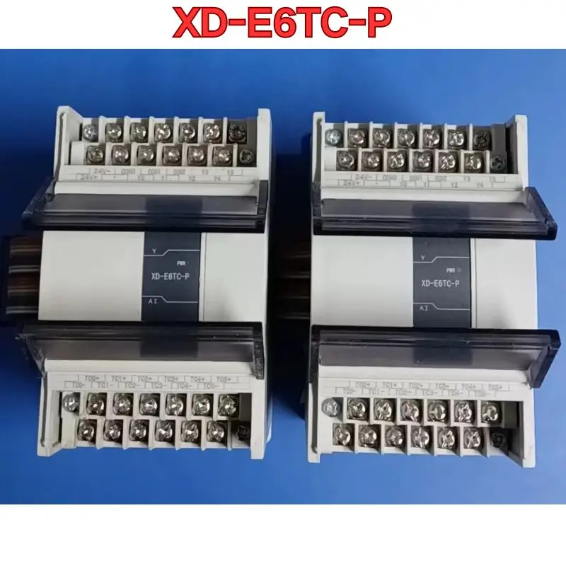 Second-hand PLC module XD-E6TC-P function test is normal Original authentic Latest Pricing for 2026