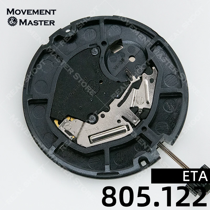 NEW original ETA 805.122 Standard movement with day-date display Switzerland movement Spain and English ETA 805122