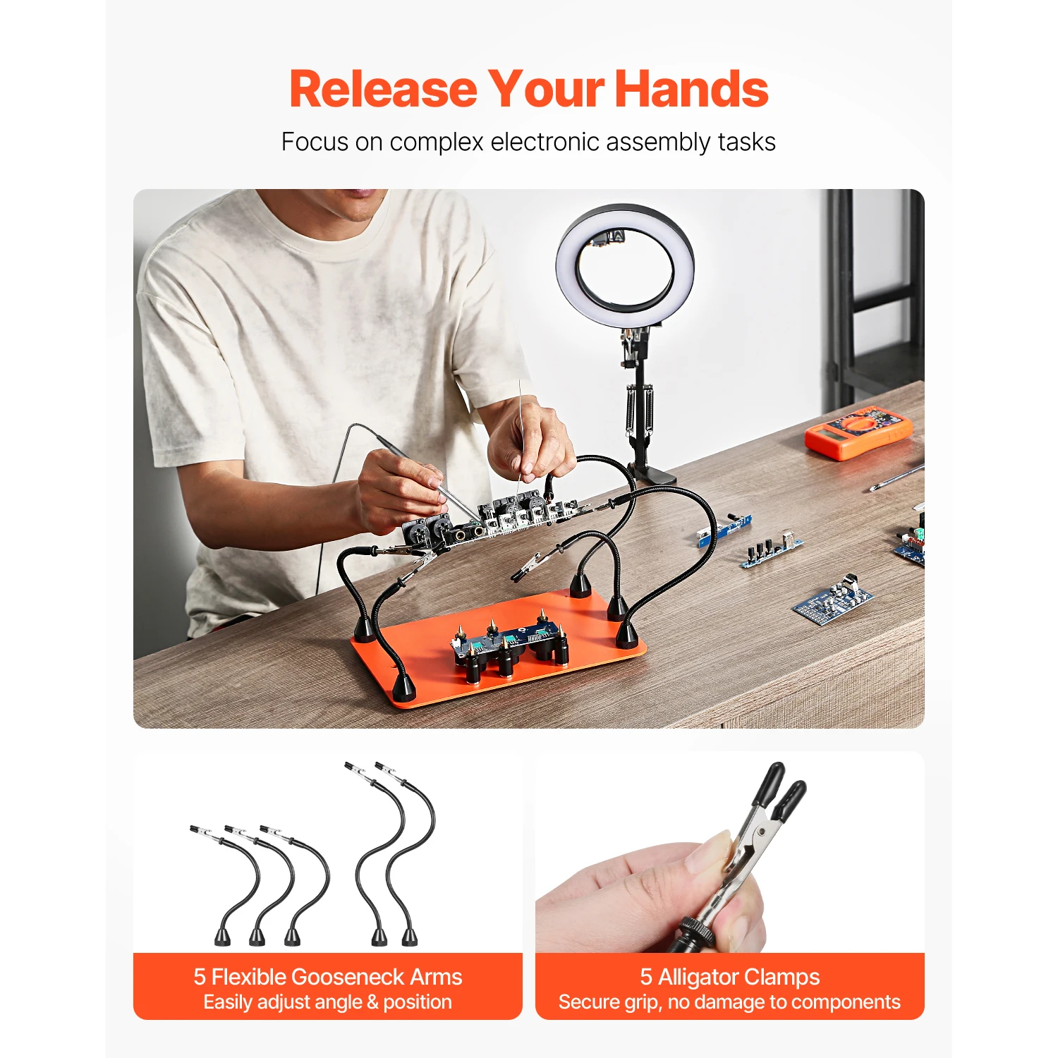 VEVOR Estación de Soldadura Ma - Useful Electronic Gadgets reseña y precio