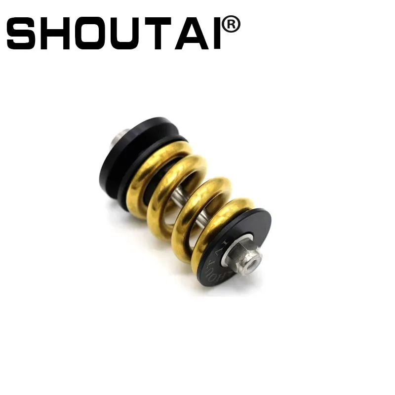 SHOUTAI-Rear Shock Absorber For Brompton BMX, TC4 Titanium Alloy, Bicycle Parts, 4 Colors, Spring