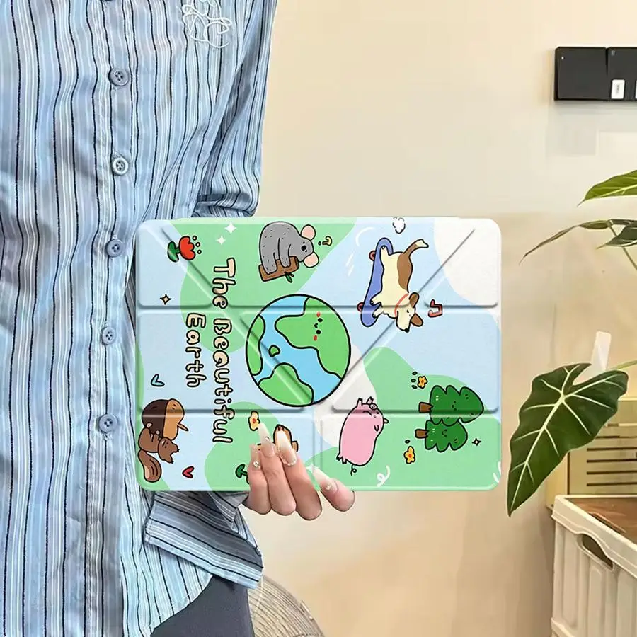 

Dogs And Pigs Tablet Case For iPad Mini 6 7 Air 4 5 M3 M2 1 2 M4 11inch Pro 11th 10th 9th 8th 7th 12.9inch Pro 2025 Holder Cover