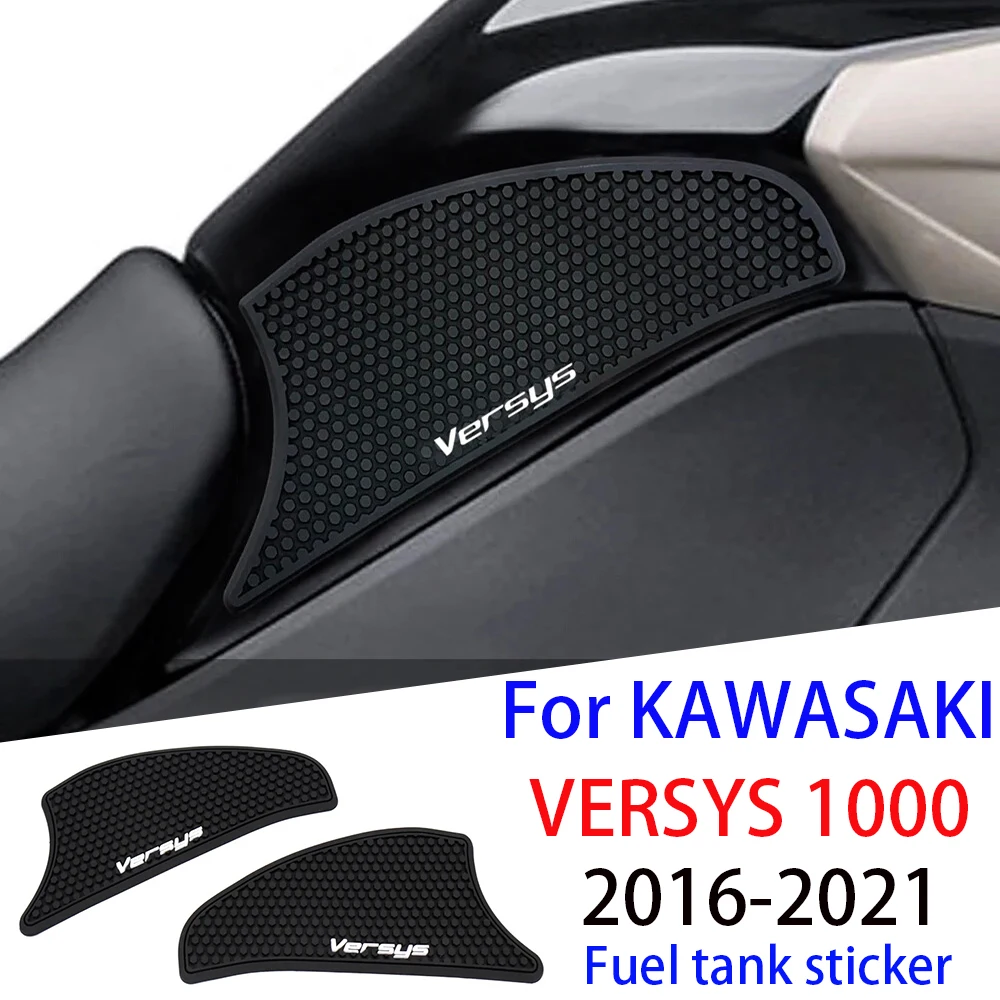 

New For Kawasaki Versys 1000 Versys1000 VERSYS 1000 NEW Motorcycle Non-slip Side Fuel Tank Stickers Waterproof Pad 2021 - 2016