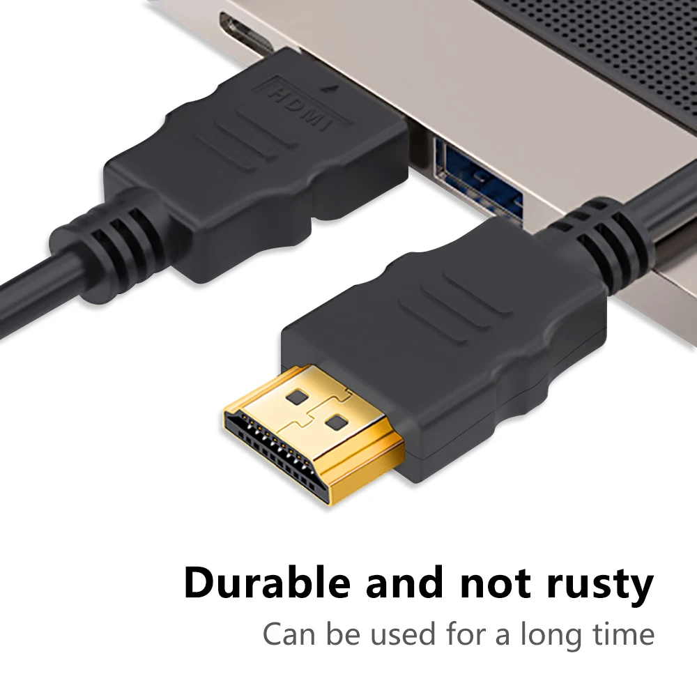 1.5M 4K 60Hz HDMI-compatible 2.0 Cable High Speed Connection Cable Cord For UHD FHD PS3 PS4 Xbox TV Connect The Monitor