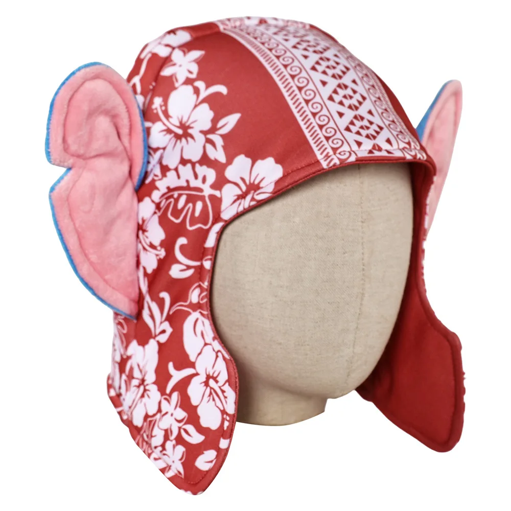 Kids Children Stitch Cosplay Hats Cap Roleplay Cartoon Movie Costume Accessories Disguise for Boys Girls  Halloween Carnival