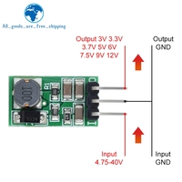 TZT DD4012SA 1A DC 5-40V to 3V 3.3V 3.7V 5V 6V 7.5V 9V 12V Regulator DC-DC Step-Down Buck Converter Module Board