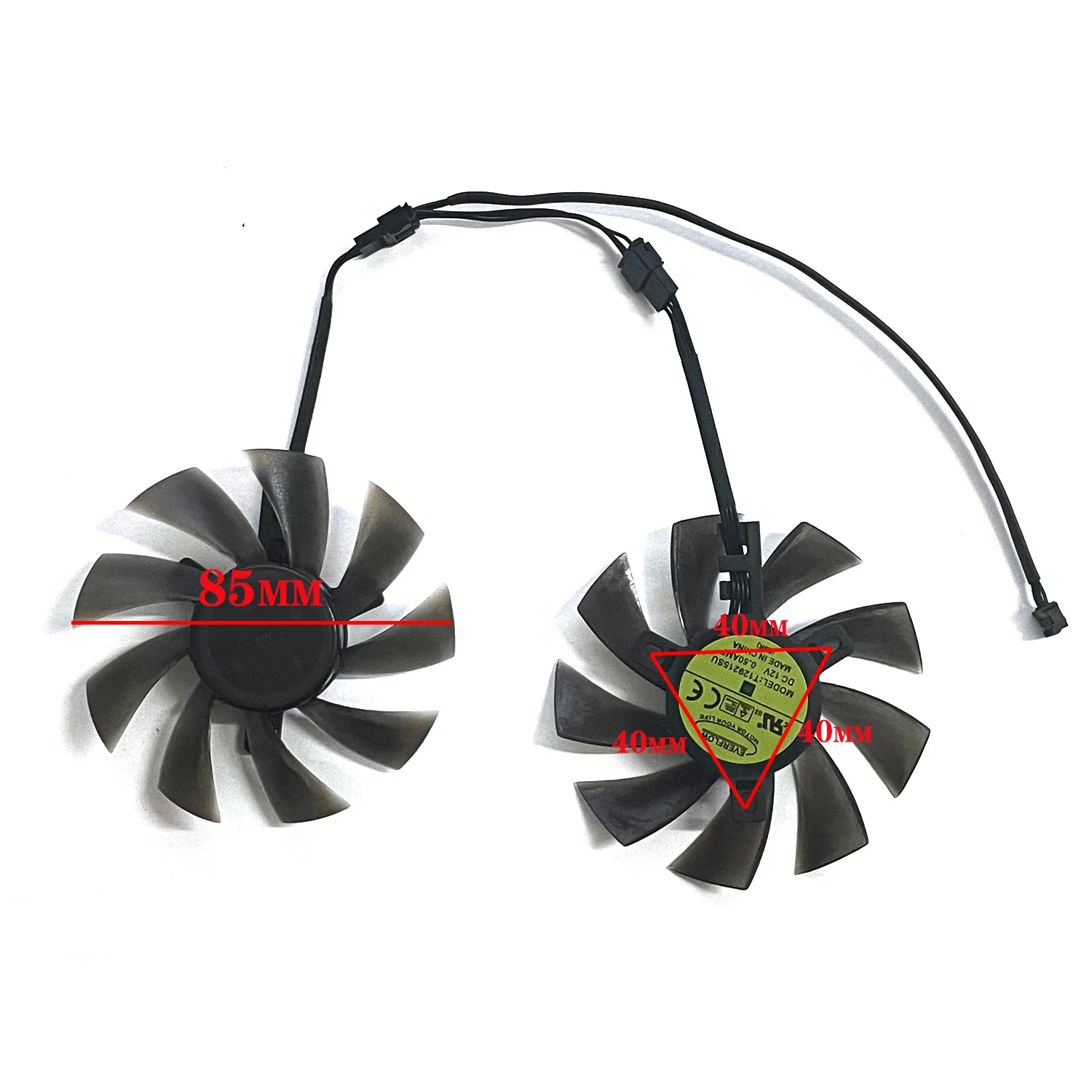 88MM T129215SU PLD09210S12HH 4Pin Cooling Fan For Gigabyte GTX 1050 1060 1070 960 RX 470 480 570 580 Graphics Card Cooling Fan