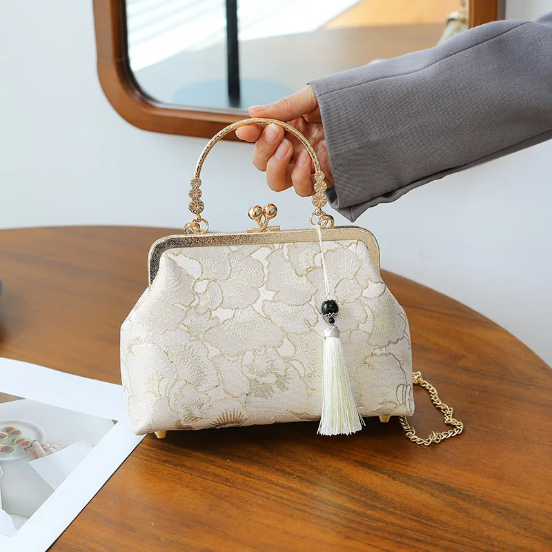 

Ele Evening Bag Crossbody Small Square Handbag for Women Commute Sle Lo Bule Closure Soft PU Leather Flag Robe Bag