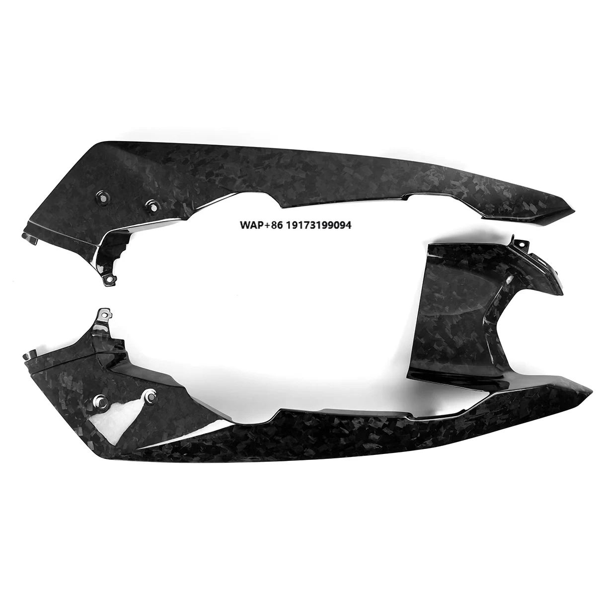 

Аксессуары для мотоциклов, 3K саржевый глянцевый передний спойлер из углеродного волокна, черный, подходит для моделей 1250 ADV