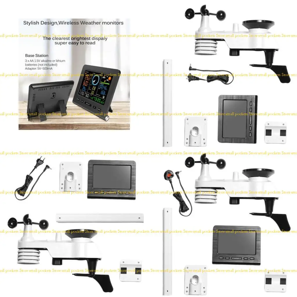 R1WD Small WiFi Connection Wireless Weather Stations Indoor Temperature Humidity Monitor
