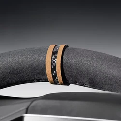 Car Steering Wheel Center Marker Stickers For Citroen C2 C3 C5 X7 C6 C4 Picasso Berlingo Italy Top Suede Interior Accessories
