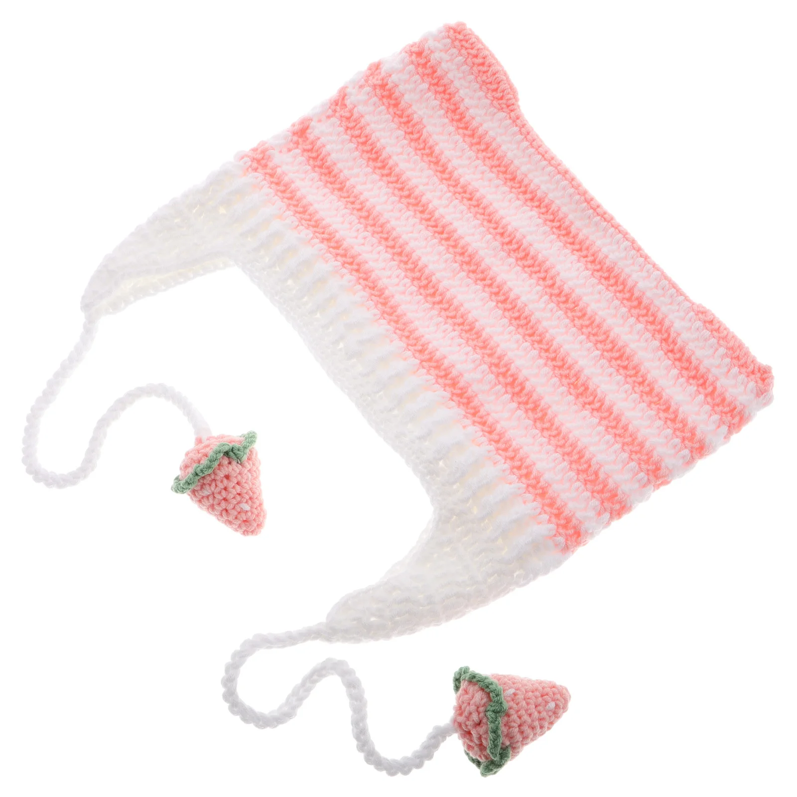 

Cat Ear Knitted Beanie Hat For Women Cute Striped Design Soft Warm Knit Cap With Earflaps Cold Proof Winter Hats For Girls