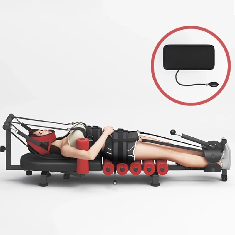 

Cervical Spine Lumbar Stretcher Spinal Traction Artifact Height Increase Height Fitness Legs Inverted Machine