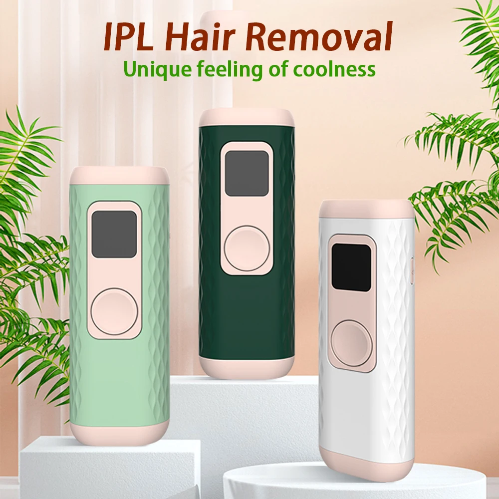 

Beauty Photon Skin Remover Cold sensation Laser Depilator IPL Hair Removal with LCD Handset Home Use 5-level energy regulation