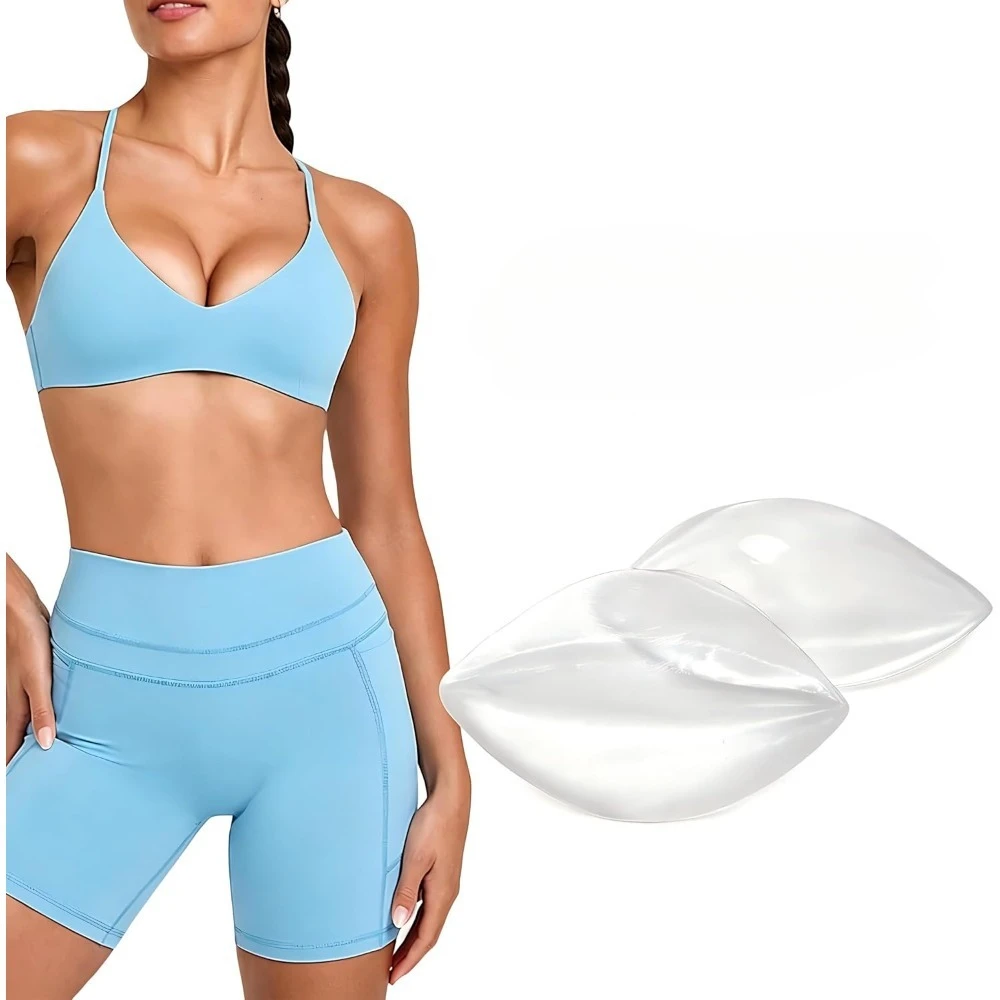 Adhesive Silicone Bra Inserts - Removable Push Up Pads for Enhanced Lift & Shape | Chicken Cutlets for Bras, Bikinis