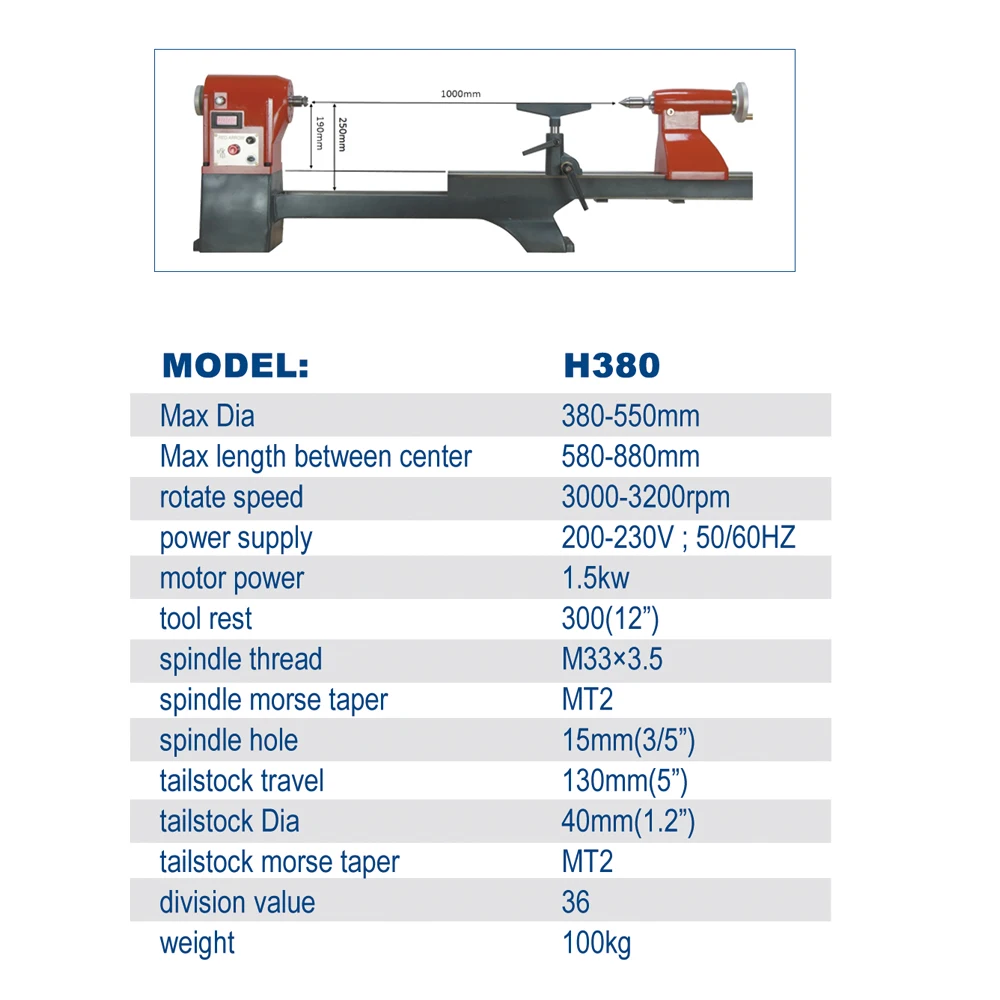 Heavy Duty Wood Lathe and the Automatic Beads Machine Mini Wood Turning Lathe Machine HB380  for Sale