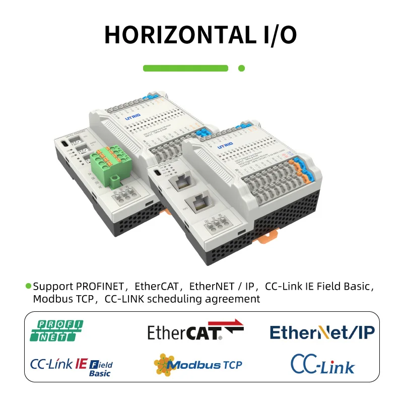 Prezzo all'ingrosso Modulo IO remoto con ingresso e uscita digitale 16/32 Profinet/EtherCAT/Modbus TCP/CC-LINK Controller di programmazione Plc