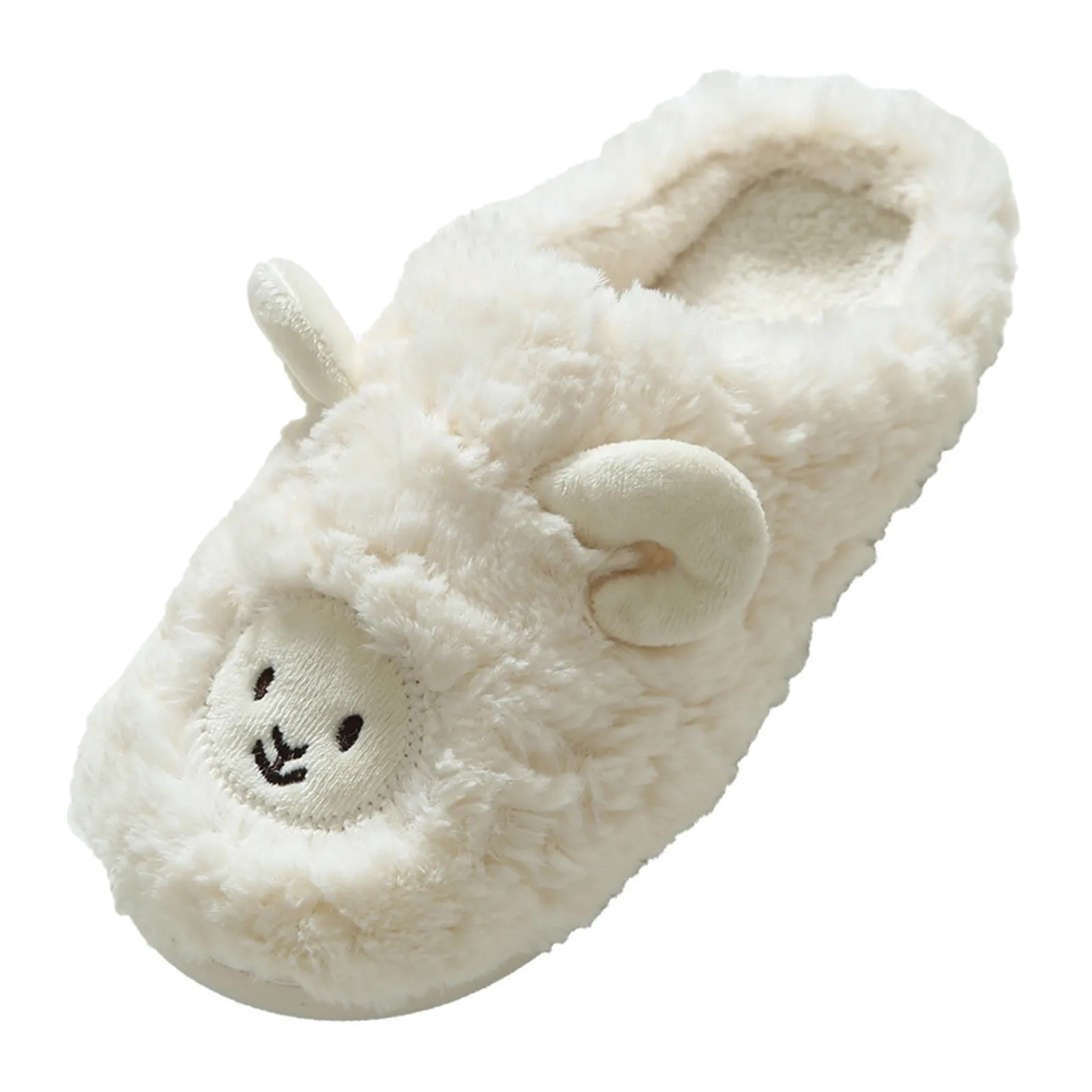 النساء المنزل رقيق النعال منصة المضادة للانزلاق أحذية دافئة مريحة لطيف الأغنام في الهواء الطلق زوجين النعال النساء الرجال السيدات الأحذية