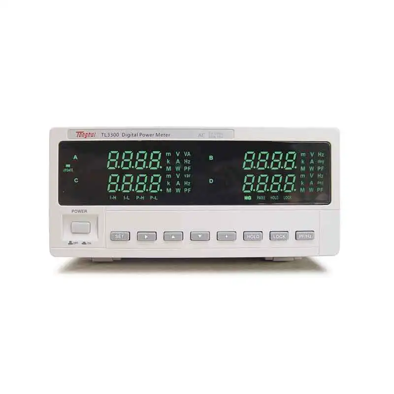 

Tonghui TL3300 TL3301 TL3302 Цифровой измеритель мощности Высокоточный измерительный прибор для электрических параметров
