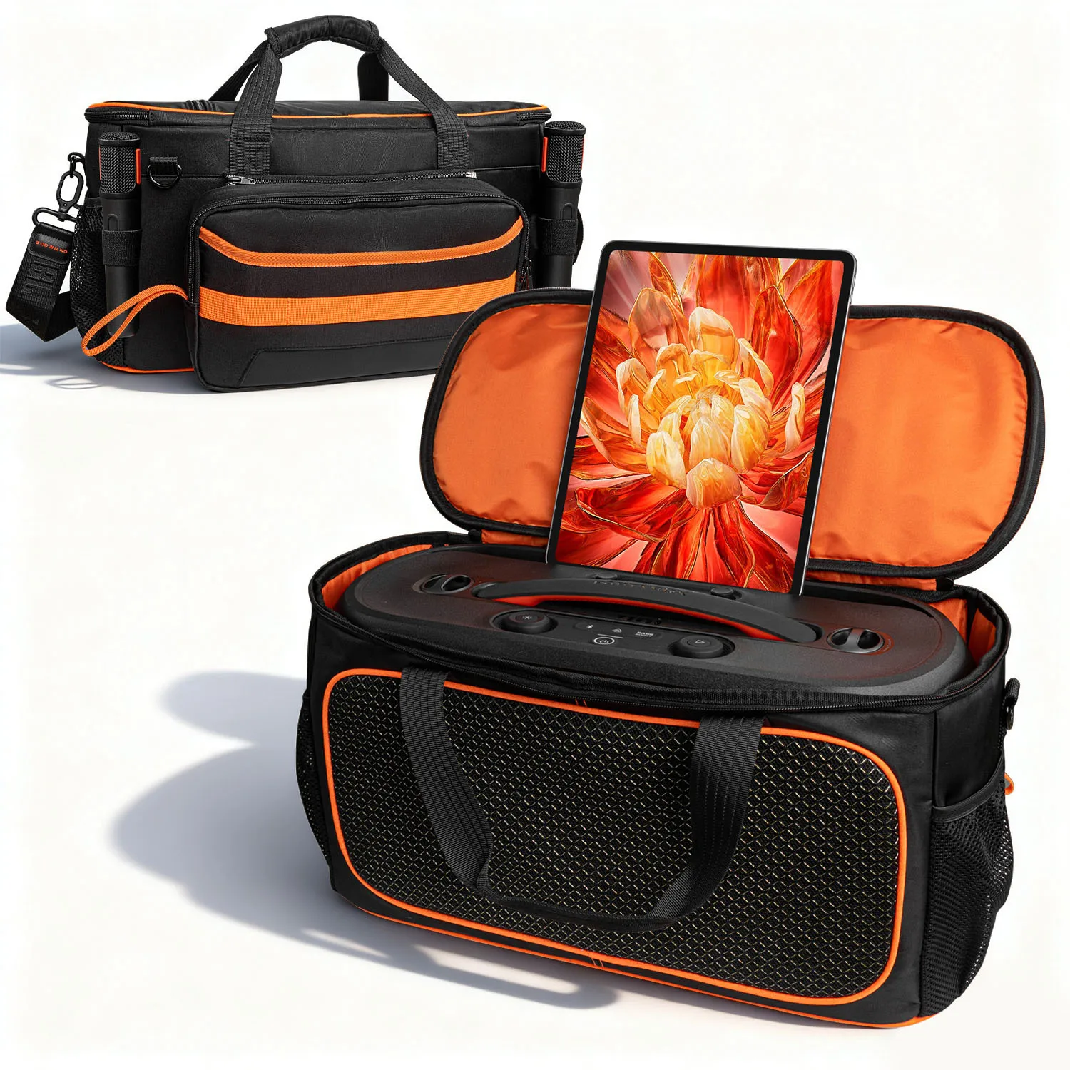 

Sound Transmitting Fabric Storage Bag for JBL PARTYBOX ON THE GO2 EVA Shockproof Portable Protective Case Only Accessories